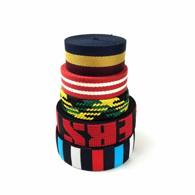 織帶 提花織帶 PP織帶 尼龍織帶 壓克力棉織帶 提花帶 提花鬆緊帶 棉織帶